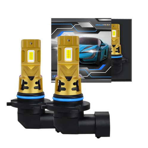 9005 1 paire d'ampoules LED pour phares de voiture 35 W 3 500 lm 6 500 K (jaune violet) SH601A389-09